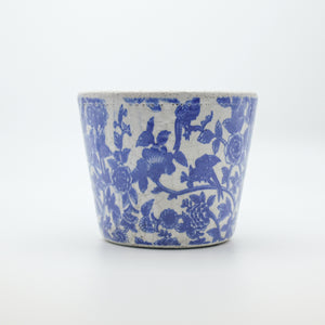 Old Style Dutch Pots Blue - 6 Designs (14 x 14 x 12cm)