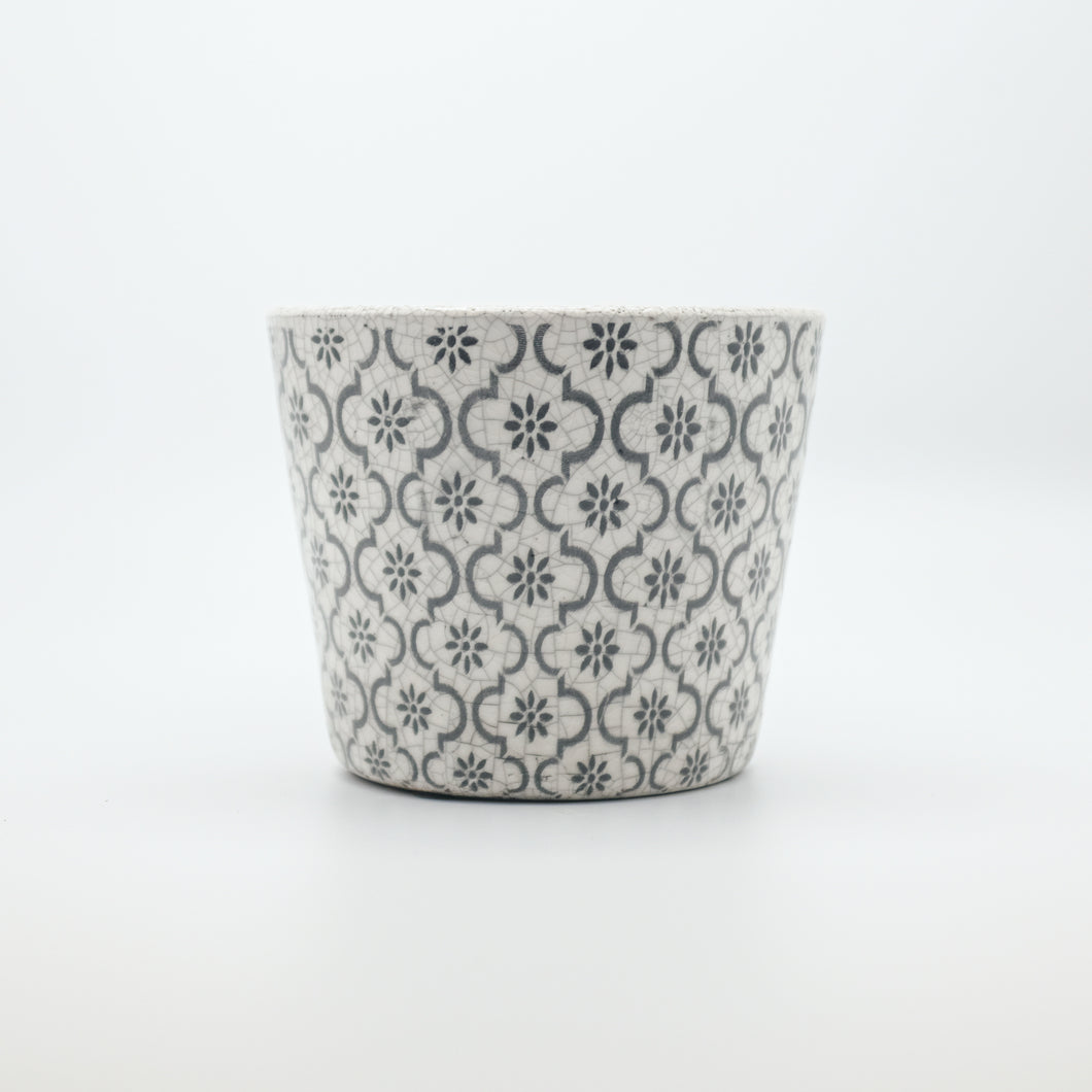 Old Style Dutch Pots Black - 6 Designs (14 x 14 x 12cm)