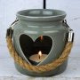 Grey Tealight Holder